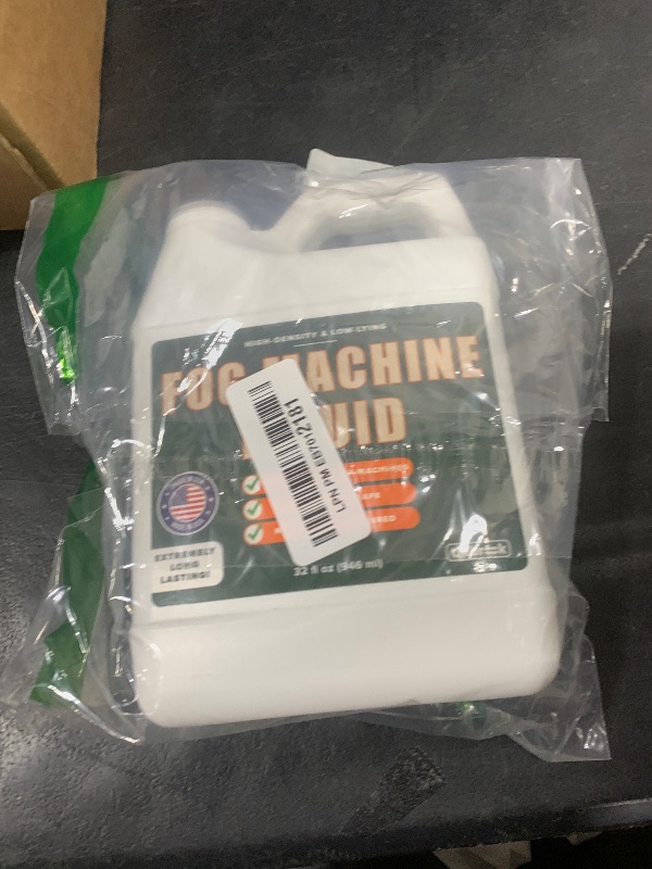 Photo 1 of Fog Machine Liquid - 32 oz Tillbrook Fog Machine Fluid - High Density & Long-Lasting Fog Juice - Low-Lying, Universal, Water-Based Solution for Spooky Halloween Parties, Haunted Houses, & Concerts