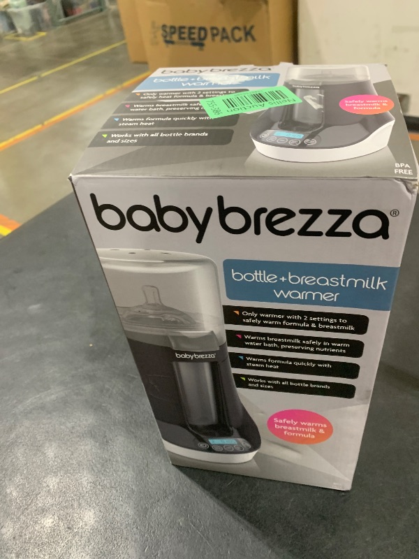 Photo 1 of Baby Brezza Electric Baby Bottle Warmer, Breastmilk Warmer + Defroster - Only Brand with Different Temperatures for Breastmilk + Formula - Universal Fit for All Baby Bottle Sizes + Breastmilk Bags