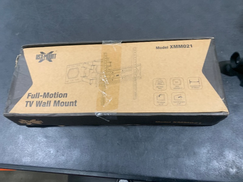 Photo 1 of USX MOUNT TV Wall Mount for 32-65 inch Flat Screen/LED/4K up to 110lbs, Full Motion TV Mount Bracket with Swivel & Tilt Articulating Dual Arms, Max VESA 400x400mm, Fits 12/16" Wood Studs