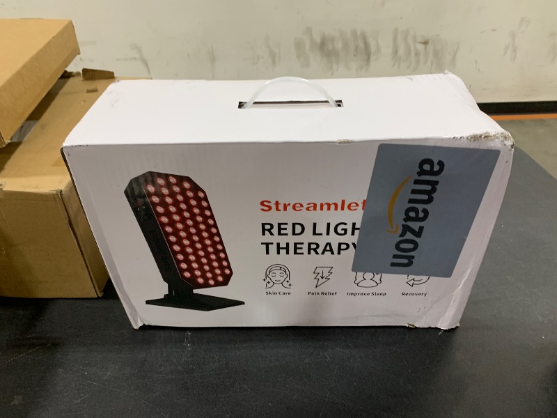 Photo 1 of Streamlet Red Light Therapy for Face, Body, 60 Dual Chip Clinical Grade LED with Timer and Stand, 660nm 850nm Near Infrared Light Therapy Lamp for Skin Health, Pain, Recovery, Improve Sleep