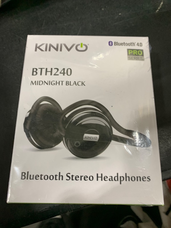 Photo 1 of Kinivo BTH240 PRO Bluetooth Wireless Headphones (On-Ear, HiFi Stereo Music, 30 Hours Playtime, Built-in Mic, Foldable Headset, Hands-Free Calling)