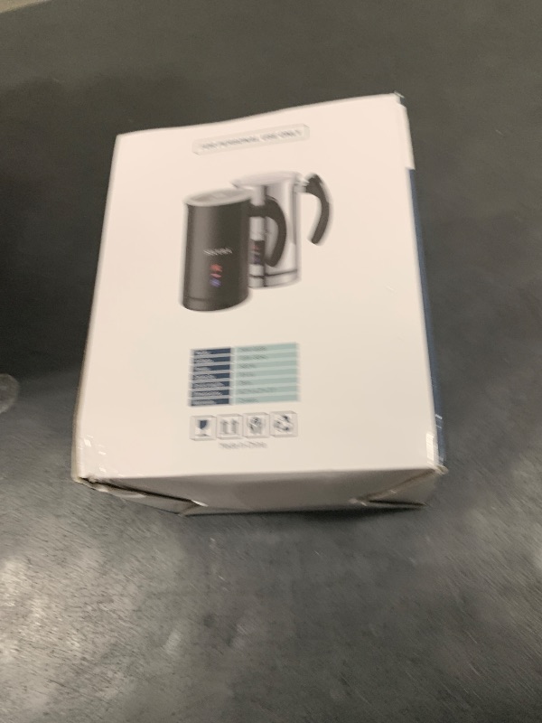 Photo 1 of Secura Electric Milk Frother, Automatic Milk Steamer Warm or Cold Foam Maker for Coffee, Cappuccino, Latte, Stainless Steel Milk Warmer with Strix Temperature Controls
