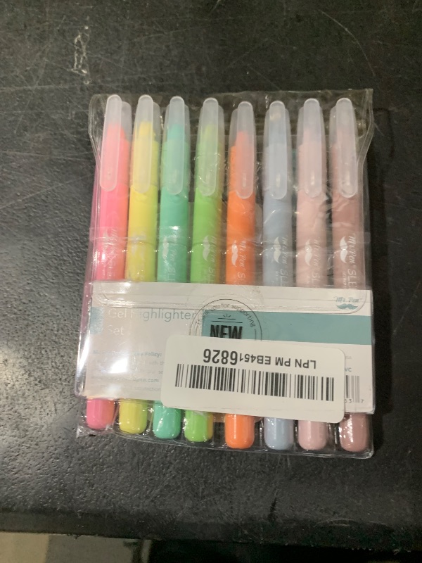 Photo 1 of Mr. Pen- Gel Highlighters, 8 Pack Assorted Colors, No Bleed, Bible Markers