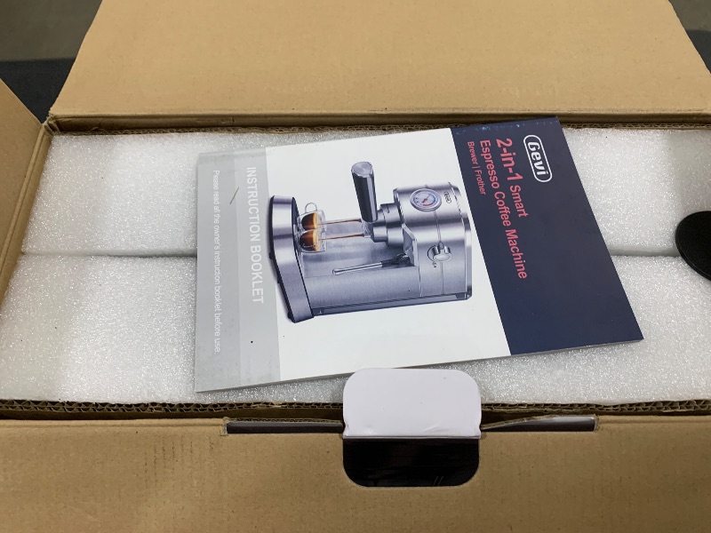 Photo 1 of Gevi Commercial Espresso and Coffee Makers, Professional 20 Bar Espresso Maker with Milk Frother, Stainless Steel Expresso Coffee Machines for Home, Compact Cappuccino Machine, Great Gift