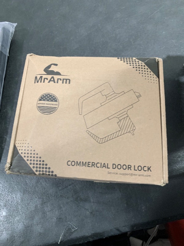 Photo 1 of MrArm Privacy Indicator Lock, Large Grade 2 Commercial Door Handle, Bathroom Door Handle Perfect for Public Restrooms Including Restaurants, Hospitals, Medical Offices, Black