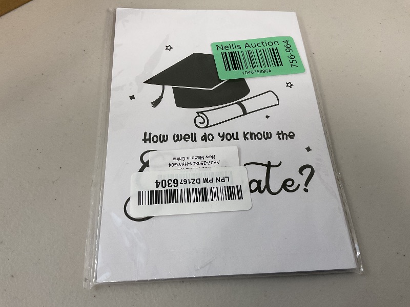 Photo 1 of 30 Grad Party Games Cards, Simple Style Graduation Trivia Game Cards, Graduation Party Supplies, How Well Do You Know The Graduate, Graduation Party Favors for High School College University,4