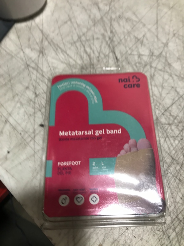 Photo 1 of NAICARE 2 Pairs Metatarsal Pads for Women & Men. Gel pad on The Forefoot. Relieves Pain and Protects The Plantar Area. Size Large: USA Woman 9.5-11.5, USA Men 8-10. Made in Spain, EU