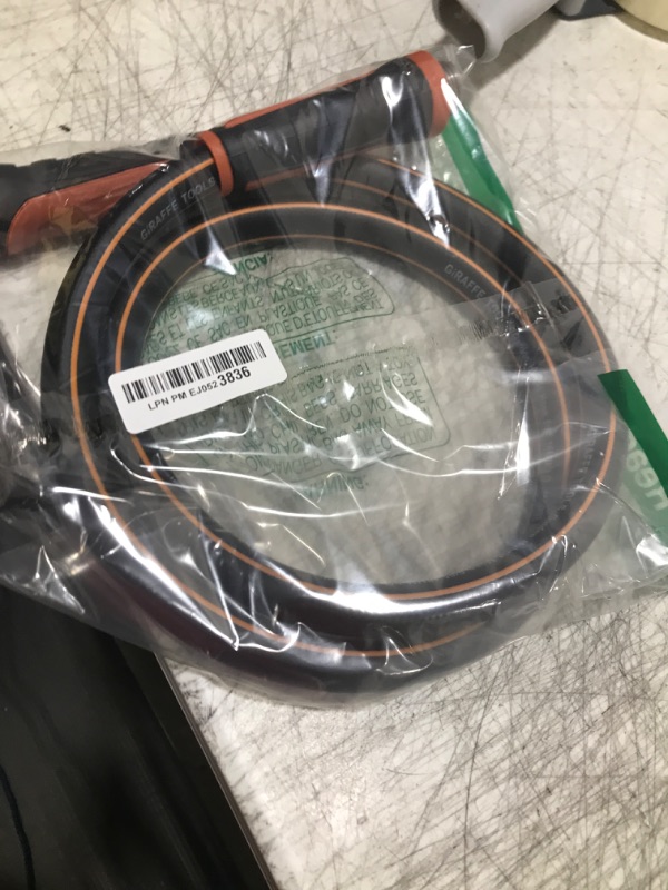 Photo 1 of Giraffe Tools Garden Leader Hose 5/8 inch x 5ft, Short Water Hose Heavy Duty, Flexible, Lightweight Hybrid Hose with Swivel Handle, Male to Female Fittings