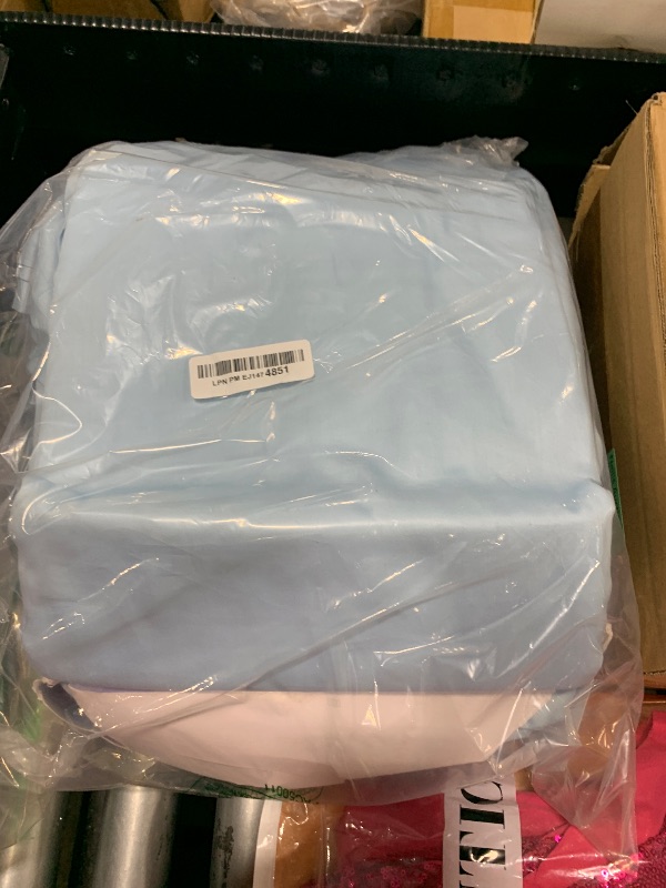 Photo 1 of Cottingon,Premium 100% Egyptian Cotton,Flex Top King Sheets for Sleep Number Beds 16" Deep,King 34" - Light Blue