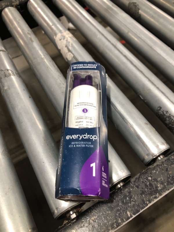 Photo 1 of everydrop by Whirlpool Ice and Water Refrigerator Filter 1, EDR1RXD1, Single-Pack , Purple