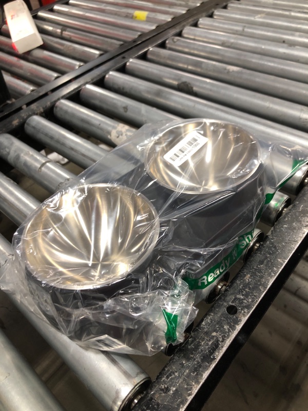 Photo 1 of PETKIT Raised Dog Cat Food Bowl 304 Stainless Steel, Elevated Pet Food and Water Bowl Dishes, Elevated Cat Bowls, Non-Slip Tilted Cat Bowl No Spill