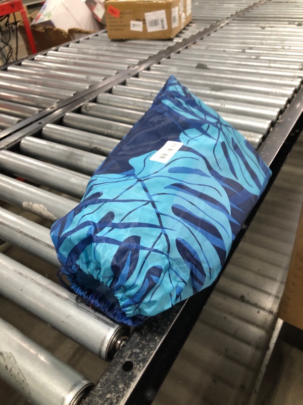 Photo 1 of Sunikko X Upgrade Travel Pool Floats Adult with Carry Bag, Fabric Portable Packing Inflatable Pool Floats for Pool Floating, Luxury Floats with Backrest and Cup Holder, Fast Inflation, Floral Design