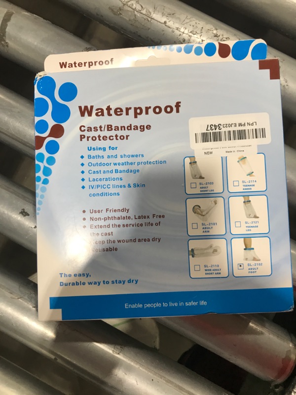 Photo 1 of 100% Waterproof Foot Cast Cover Wound Protector for Shower Bath, Watertight Cast Bag Covers for Broken Surgery Foot, Wound and Burns - Reusable [2025 Upgrade]