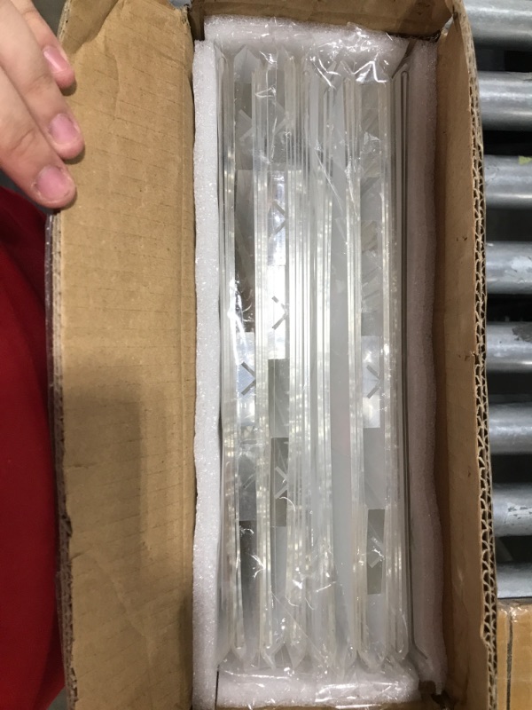 Photo 1 of Dynta Acrylic Sign Holder 8.5 x 11 Inches 14 Pack Double Sided Clear Display Stand Vertical Table Sign Holder Plastic T Shape Document Menu Flyer Holder for Office Stores Restaurants Wedding Party