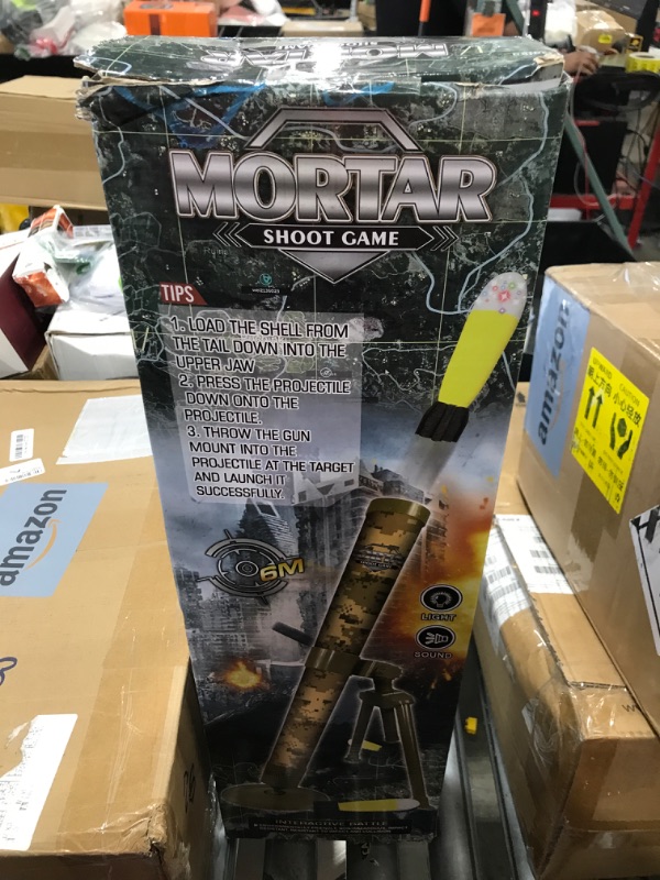 Photo 1 of ABCaptain Mortar Launcher Military Blaster Toys Playset Soft Foam Rockets Missile Shooting Game for Kids Boys Girls & Adults