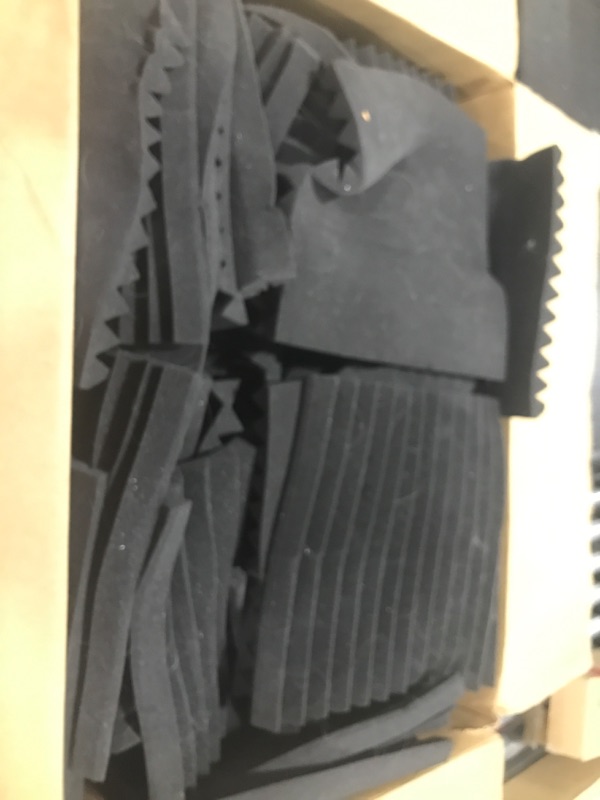 Photo 1 of 52 Pack Acoustic Panels 1 X 12 X 12 Inches - Acoustic Foam - High Density- Soundproof Studio Wedges - Charcoal