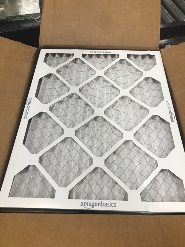 Photo 1 of Amazon Basics 16x20x1 Air Filter 6 Pack, Merv 8 AC Furnace Filters