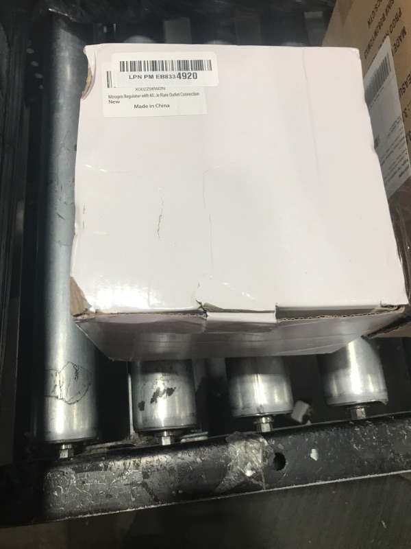 Photo 1 of Nitrogen Regulator with 0-800 PSI Delivery Pressure, 60" Hose CGA580 Inlet Connection and 1/4'' Male Flare Outlet Connection
