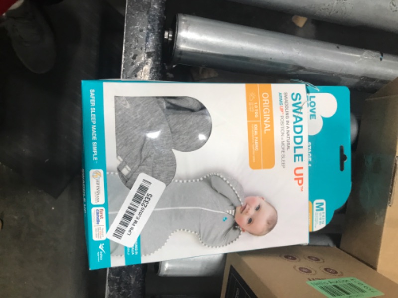 Photo 1 of Love to Dream Swaddle UP, Baby Sleep Sack, Self-Soothing Swaddles for Newborns, Improves Sleep, Snug Fit Helps Calm Startle Reflex, New Born Essentials for Baby, 1.0 TOG, 13-19 lbs, Gray