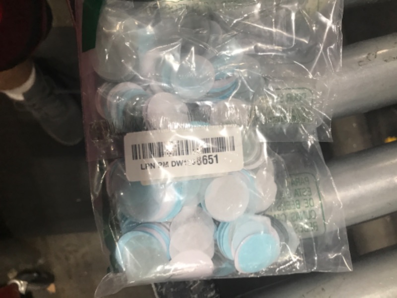 Photo 1 of Mybbshower Blue Gray White Paper Confetti Gender Reveal Birthday Party Baby Shower Table Scatter 5000 Pieces