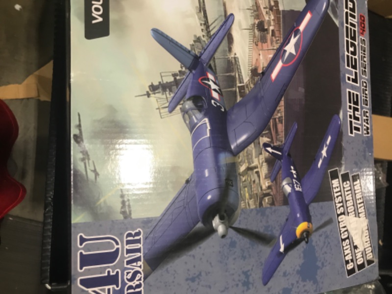 Photo 1 of VOLANTEXRC RC Plane for Beginners, 4CH WWII RC Airplane F4U Corsair with Aileron, 2.4Ghz Remote Control Plane with Xpilot Self Righting&One Key Aerobatic&Upgraded Canopy (761-8V2 RTF)