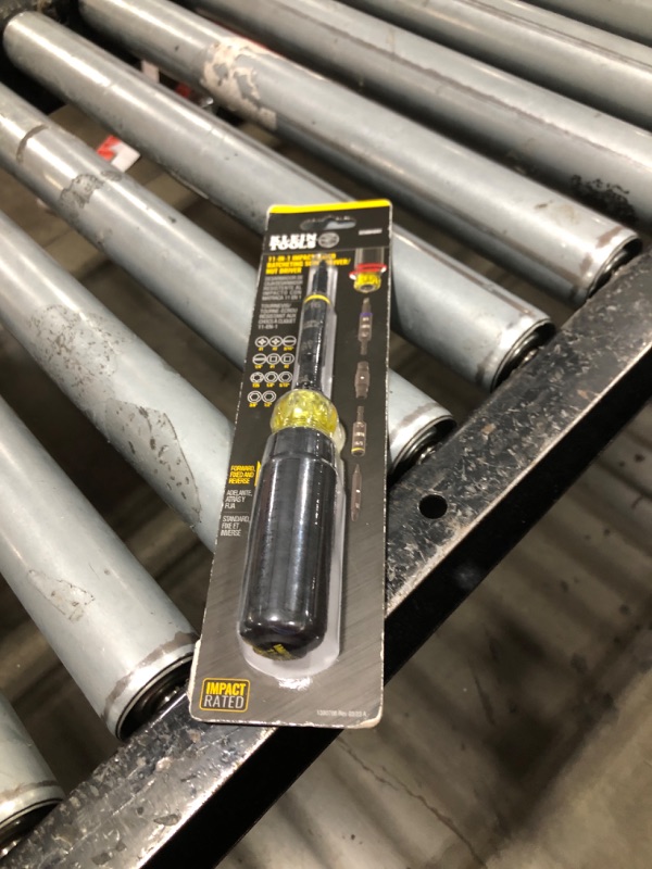 Photo 1 of Klein Tools 32500HDRT KNECT Ratcheting Screwdriver, Multi-Bit Screwdriver / Nut Driver, Impact Rated 11-in-1 Tool with Phillips, Slotted, Square and Torx Tips