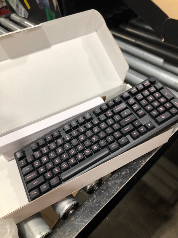 Photo 1 of EPOMAKER Galaxy100 QMK/VIA Wireless Gaming Keyboard, Aluminum Shell, Bluetooth/2.4Ghz/USB-C, Pre-Lubed Hot-Swappable Linear Switches, NKRO, RGB Backlit (Black, Marble White Switch)