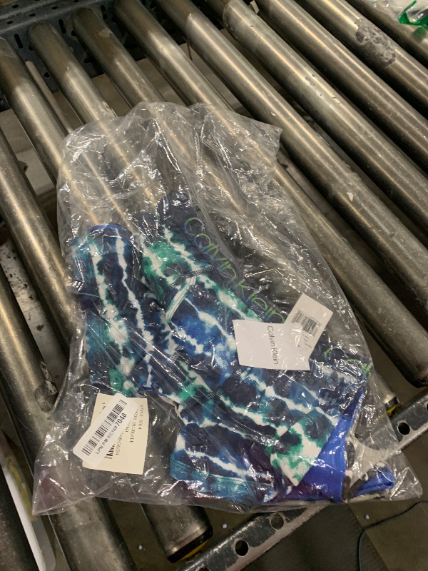 Photo 1 of Calvin Klein Boys Underwear 4 Pack Boxer Brief Value Pack Cool Tiedye/Victoria Blue/Black Tiedye/Heather Grey Large