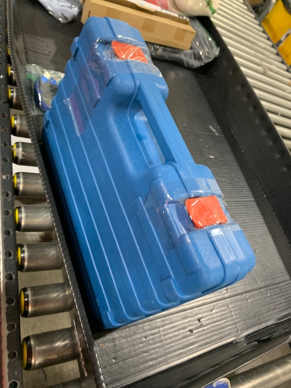 Photo 1 of Fetcoi 8-34mm Rebar Tying Machine Rebar Tying Tool, Automatic Rebar Tie Wire Twister Rebar Tie Tool w/Pliers + 2 x Batteries, Rebar Tier Tying Machine for Steel Bar Rod Tying Binding, Orange