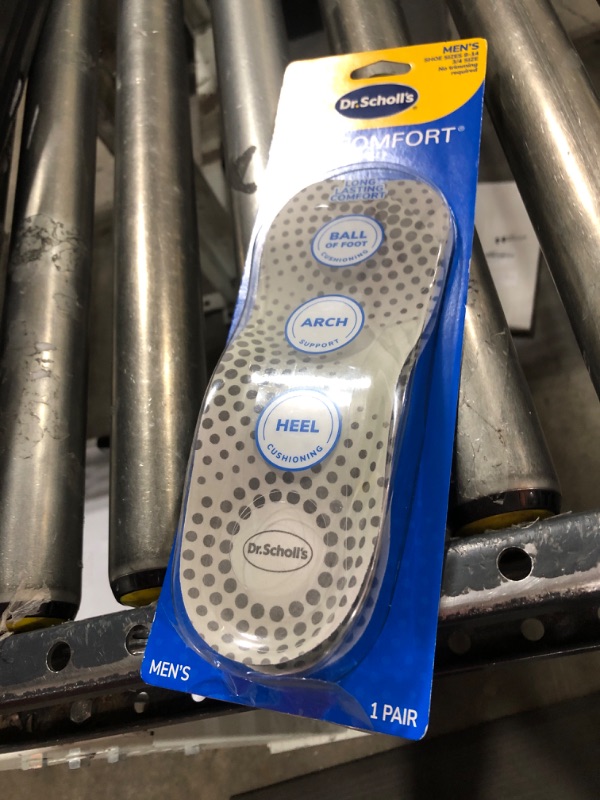 Photo 1 of Dr. Scholl’s Comfort Tri-Comfort Insoles for Men, 1 Pair, Size 8-14