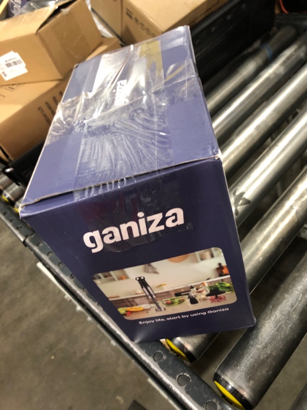 Photo 1 of Ganiza Immersion Blender 5 in 1 Hand Blender Max 1000W Heavy Duty Motor, 16 Speed Mode Handheld Blender Stainless Steel Blade With 800ml Mixing Beaker, 600ml Chopper, Whisk and Milk Frother