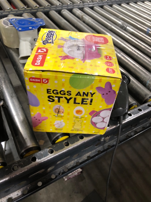 Photo 1 of PEEPS x Dash Bunny Rapid Egg Cooker: 7 Egg Capacity Electric Egg Cooker for Hard Boiled Eggs, Poached Eggs, Scrambled Eggs, or Omelets with Auto Shut off Feature - Pink