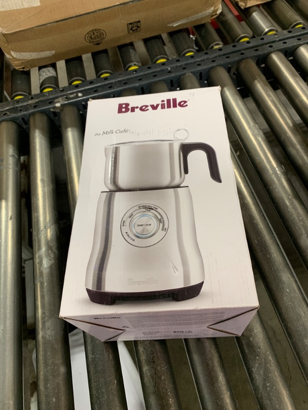 Photo 1 of Breville Milk Café Frothe for Lattes, Cappuccinos and Hot Chocolate, One Size, Brushed Stainless Steel