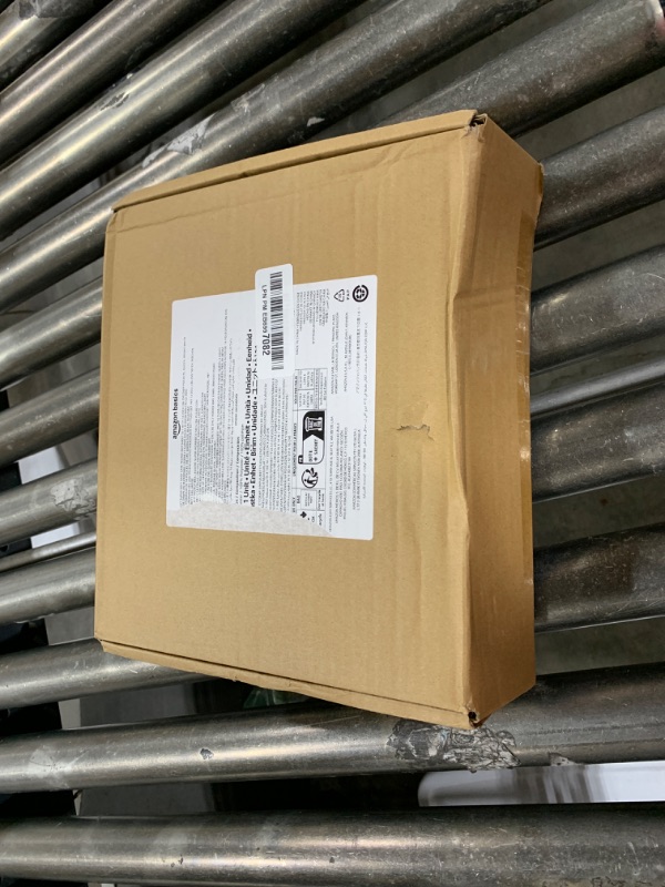 Photo 1 of Amazon Basics 4 Piece Microfiber Lightweight Wrinkle-free Breathable Bed Sheet Set, Super Soft Easy Care, 14" Deep Pockets, Queen, Bright White, Solid