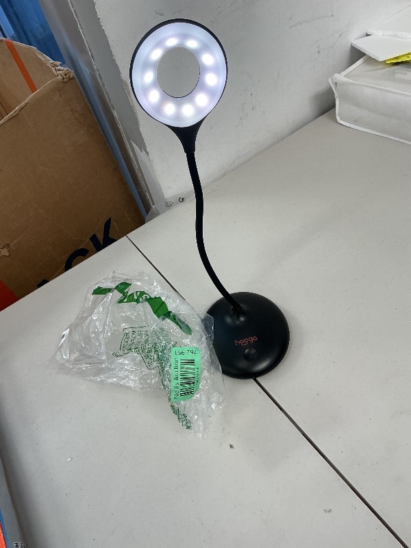 Photo 1 of hooga Desk Lamp, Blue Light Blocking, 3 Modes: Amber 1600K, Red, Full-Spectrum 4000K, Dimmable, Rechargeable, Eye Strain Relief, Circadian Friendly