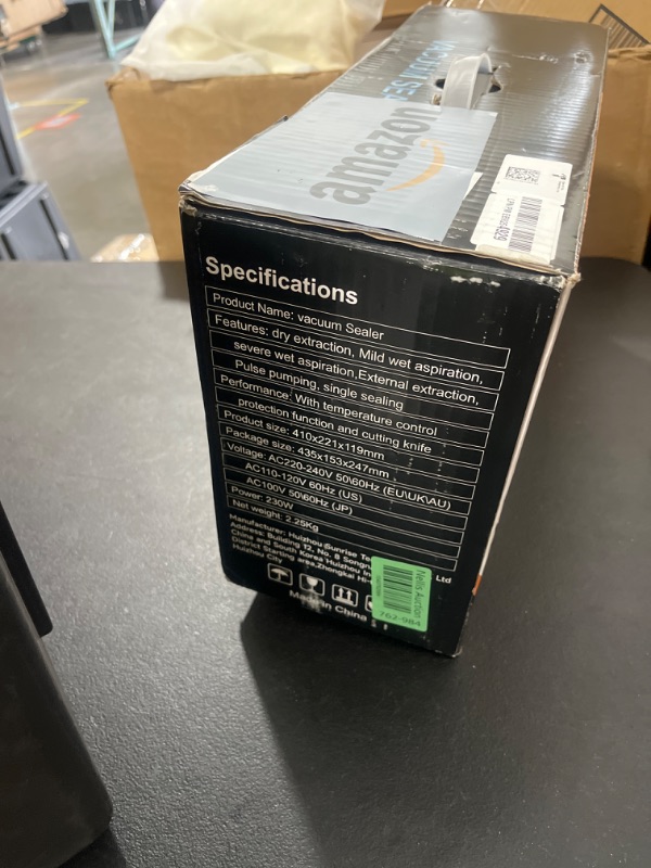 Photo 1 of 95kpa Vacuum Sealer Machine,Commercial Full Automatic Food Sealer,Powerful Sealing System with Double Heat Seal,Bags Storage, Easy-Lock Handle,Build-in Cutter,1 Bag Rolls and 10 pcs Pre-cut Bags