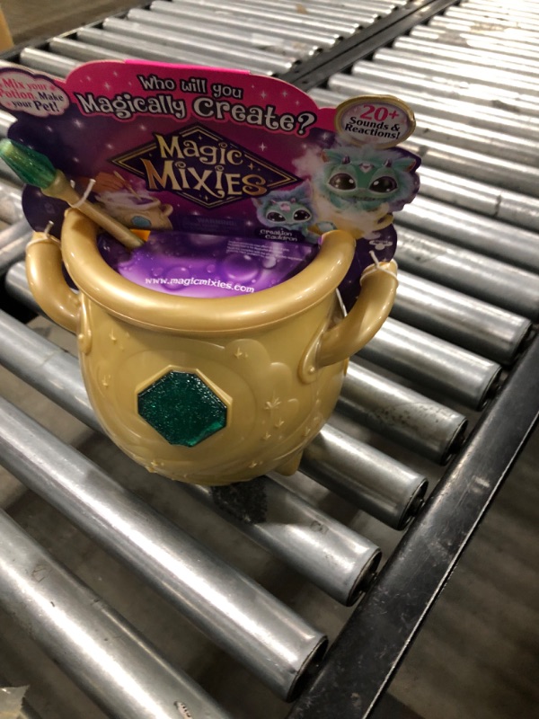 Photo 1 of Magic Mixies - Magical Real Misting Gold Cauldron with 8 Inch Non-Electronic Plush Toy. Follow The Spell Book Add The Magic Ingredients. Who Will You Magically Create?