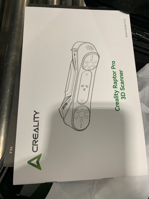 Photo 1 of Creality 3D Scanner CR-Scan Raptor Pro for 3D Printing, 22+7 Blue Laser & NIR Handheld Scanner 0.02mm Accuracy, 60fps High-Speed & 5MM to 4M Objects, 24-Bit Full-Color Scanning for Windows macOS