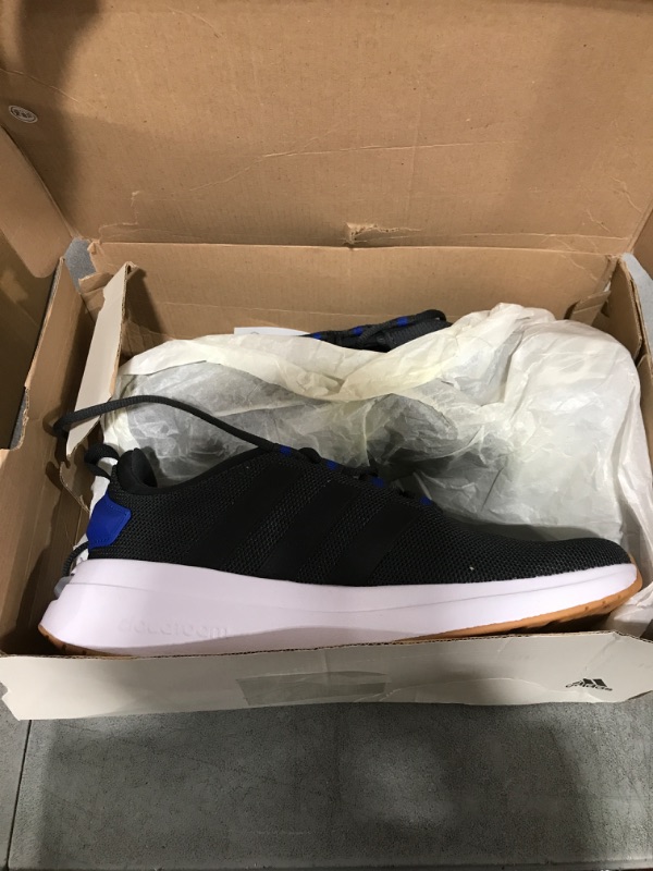 Photo 1 of adidas Men's Racer TR23 Sneaker, Carbon/Black/Team Royal Blue, 8.5
