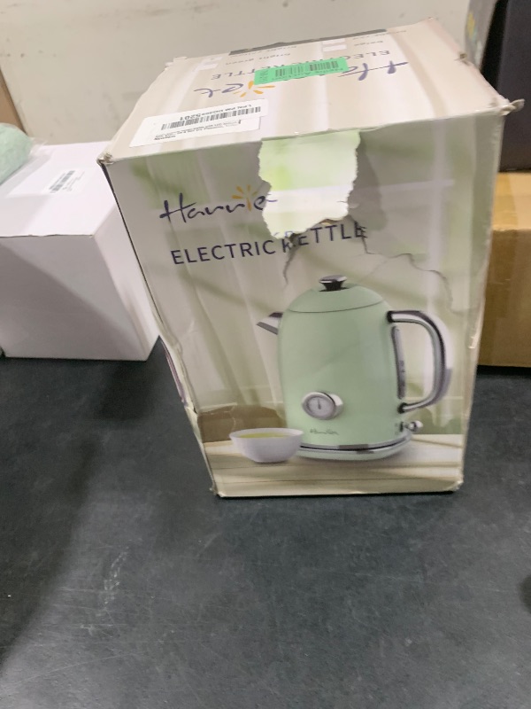 Photo 1 of Harriet Electric Kettle, 1.8L Hot Water Boiler Electric with Thermometer, 1500W Stainless Steel Electric Water Kettle with LED Indicator, Auto Shut-Off & Boil Dry Protection, Yellow