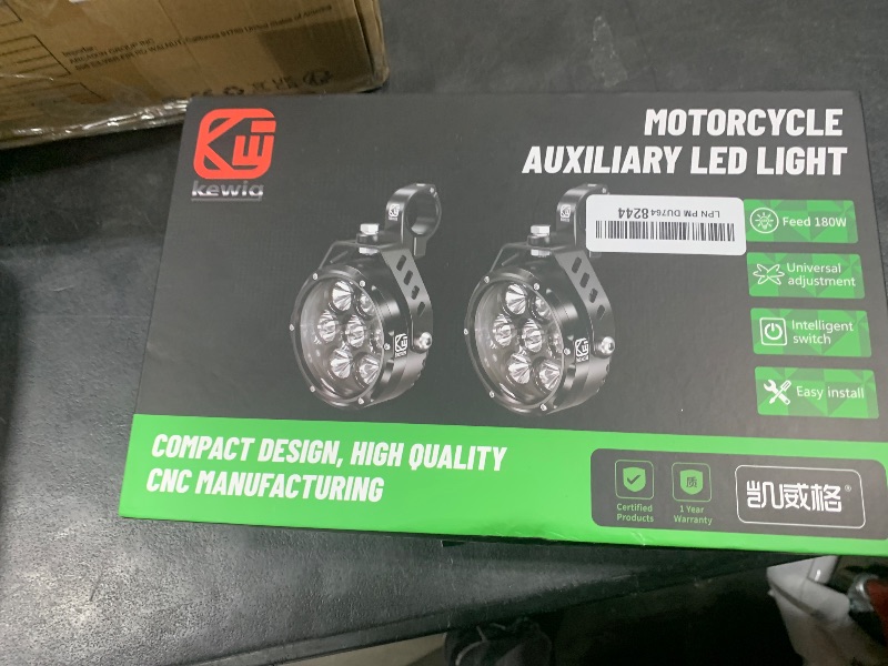 Photo 1 of Kewig 4.5 Inch Motorcycle Auxiliary LED Fog Light 90W Amber White Driving Spotlight Kit With Mount Brackets Wire Harness Waterproof Offroad Fit for Motorcycle Jeep Car Truck