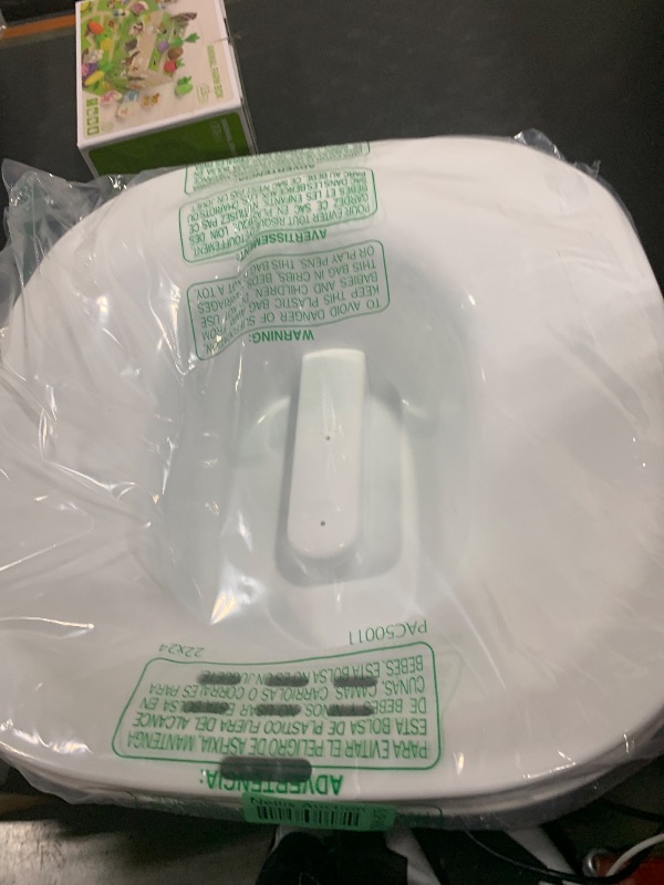 Photo 1 of One Piece Non Collapsible Sitz Bath Postpartum, Extra Wide Easy to Clean Plastic Sitz Bath Tub for Toilet, Electric Plus Size Sitz Bath for Hemorrhoids Men and Women