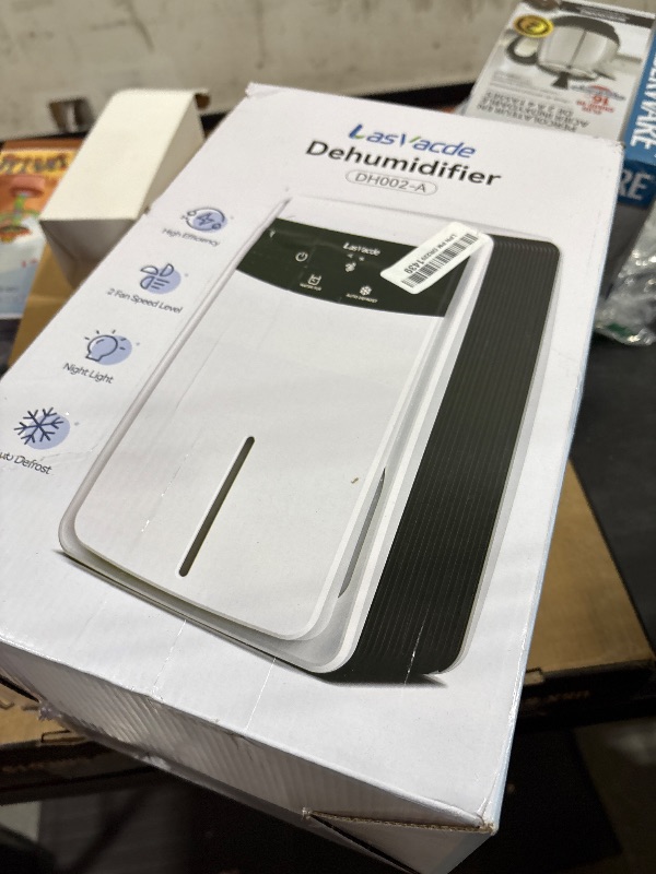 Photo 1 of LasVacde Dehumidifier for Bathroom with Drain Hose, 95 OZ Dehumidifiers for Home Bedroom Basement & RV?Auto Shut-off