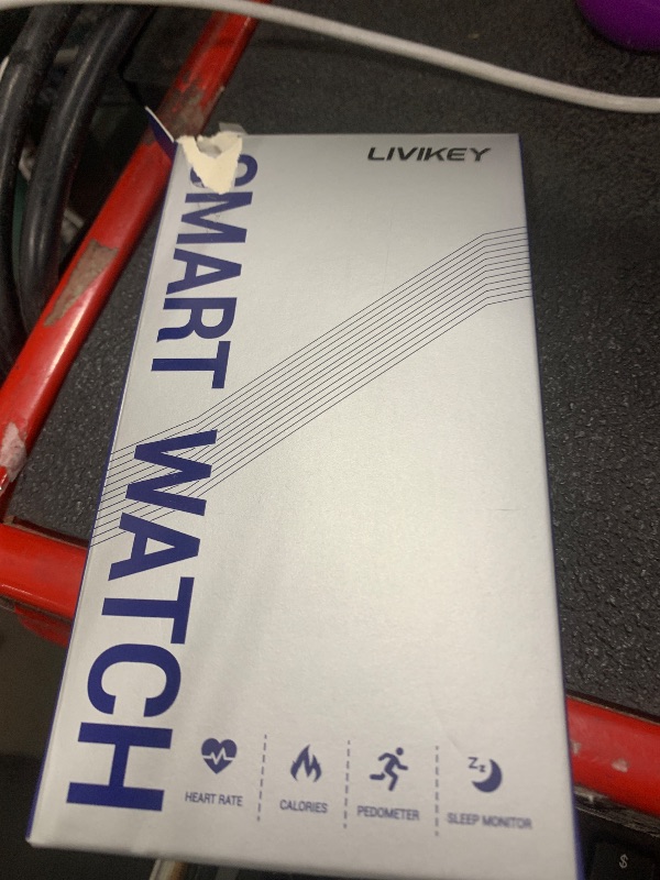 Photo 1 of Fitness Tracker Watch with Heart Rate Monitor, Activity Tracker with Pedometer, Sleep Monitor, Calories & Step Counter, 5ATM Waterproof Smart Watch for Women Men Health Fitness Watch for Sports