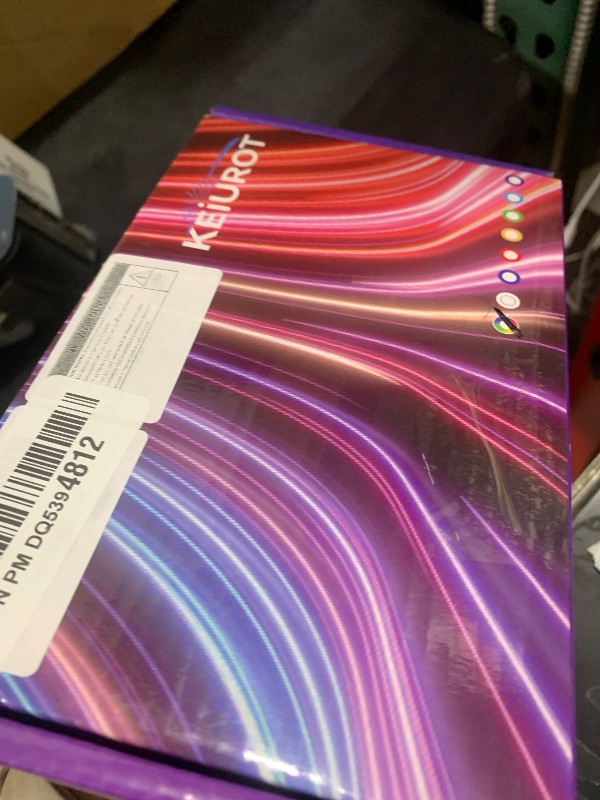 Photo 1 of LED Strip Lights 4 Pre-Cut RGB Led Light Strip With APP & Remote Control, Multi-color Music Sync Changing Strip Lights for Cabinets Shelf Closets TV Backlight Kitchen Bedroom, With Power Adapter