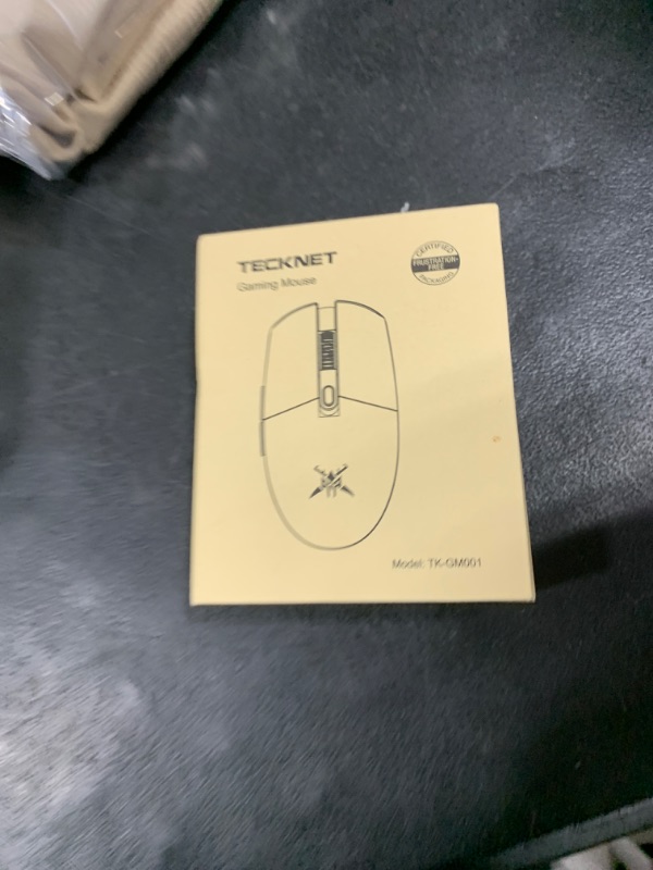 Photo 1 of TECKNET Gaming Mouse Wireless, 8000 DPI Optical Sensor, RGB Backlit, Ultra Lightweight, 6 Programmable Buttons, Rechargeable 2.4G Cordless&Wired Mouse, 100Hrs Battery Life, for Laptop, PC, Mac - Black