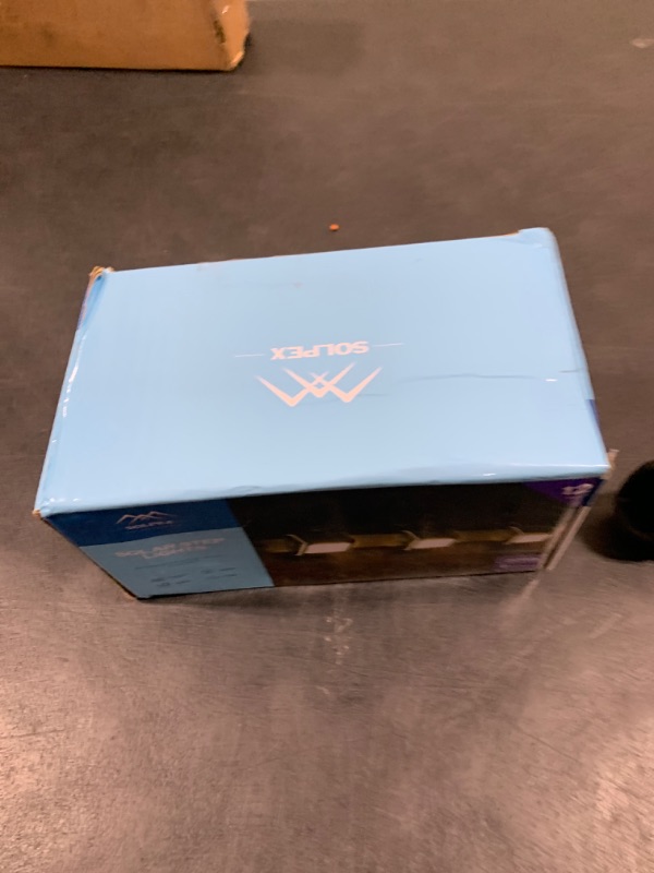 Photo 1 of SOLPEX Solar Step Lights, 12 Pack Solar Stair Lights, Outdoor Fence Lighting, Solar Powered Deck Lights Waterproof 4 LEDs for Stairway Patio Porch Pathway Walkway Garden (Warm White)