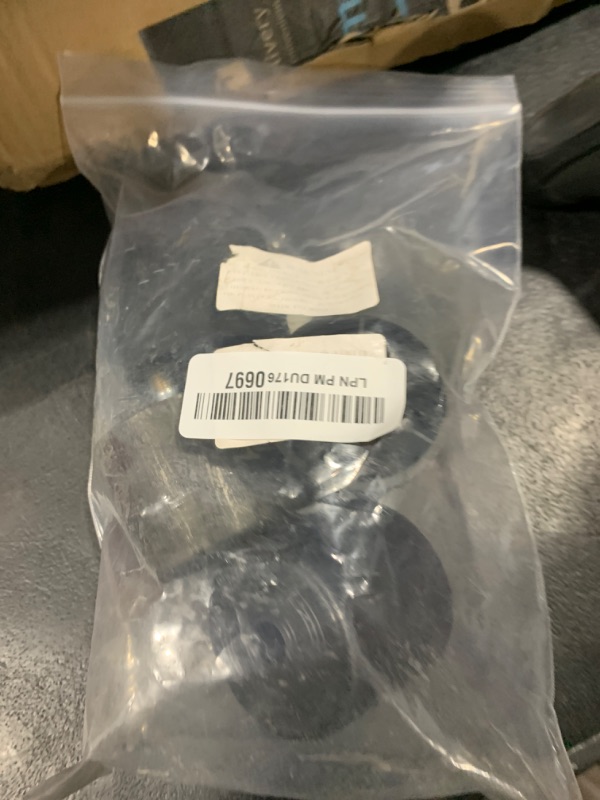 Photo 1 of Masendelk 2 inch Plastic Furniture Legs, Round Tapered Table Legs Black Sofa Legs Replacement Legs with M8 Hanger Bolts for Couch Table Sofa, Pack of 8