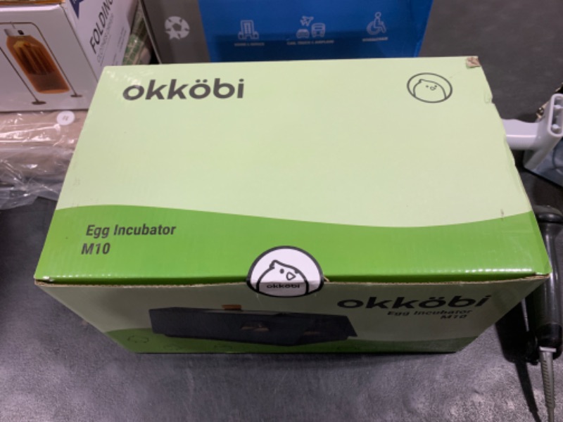 Photo 1 of Incubators for Hatching Eggs - Ideal All Ages | Egg Incubator with Automatic Egg Turning and Humidity Control - Integrated Egg Candler - 10 Eggs - Okkobi M10