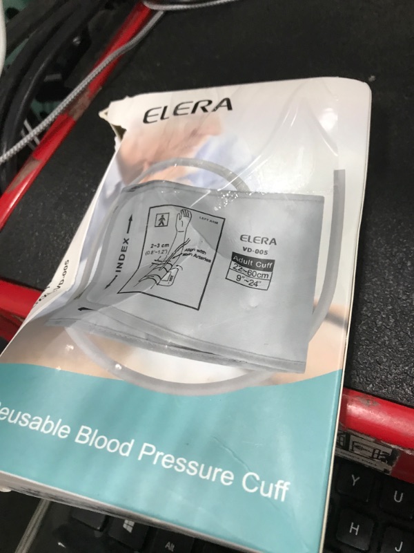 Photo 1 of XXL Blood Pressure Cuff 9”-24” (22-60CM) Compatible with All Automatic Blood Pressure Monitors, Extra Large BP Replacement Cuff for Big Arms - Includes 6 Connectors